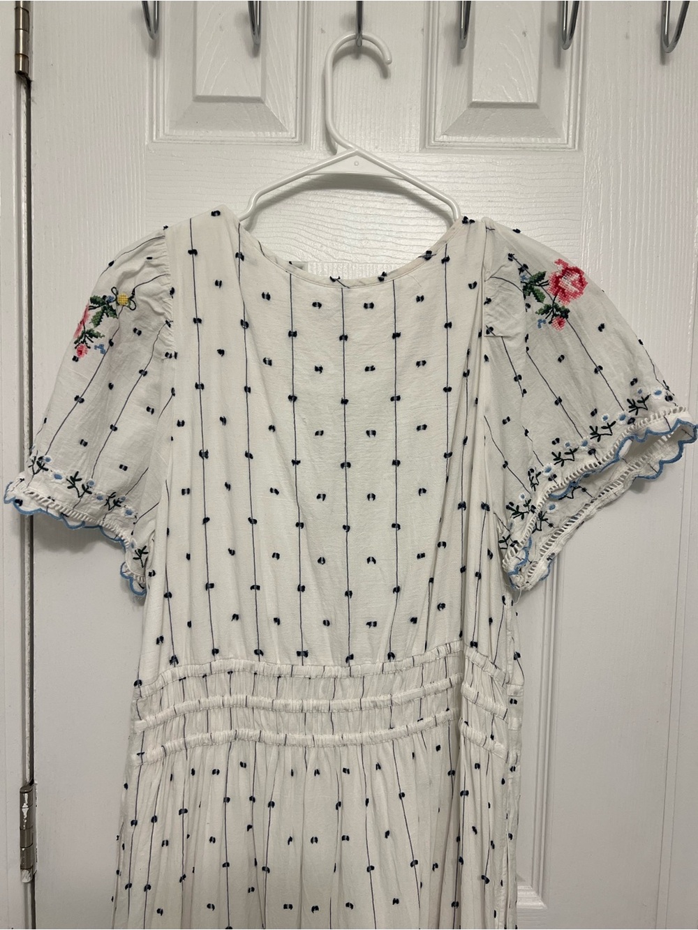 Anthropologie The Somerset Embroidered Dobby Maxi Dress - Picture 5 of 11